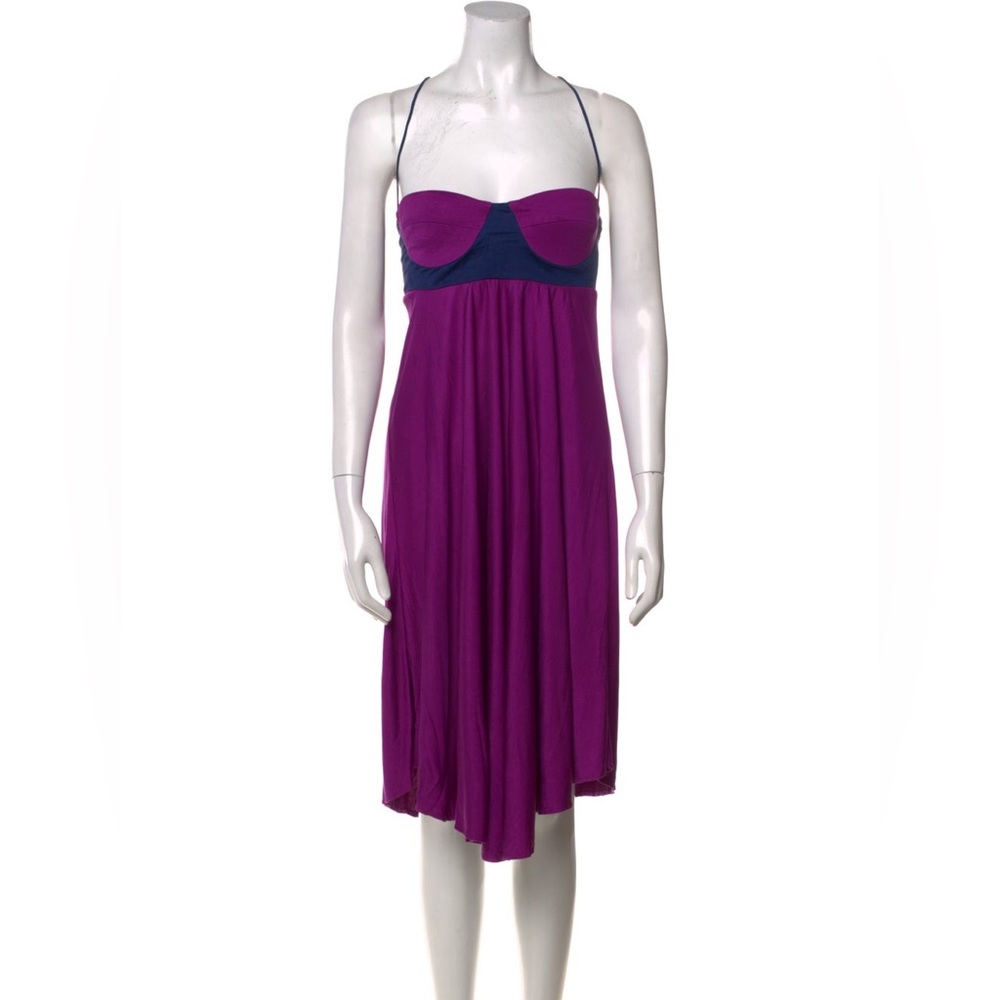 Mara Hoffman Purple and Blue Dress